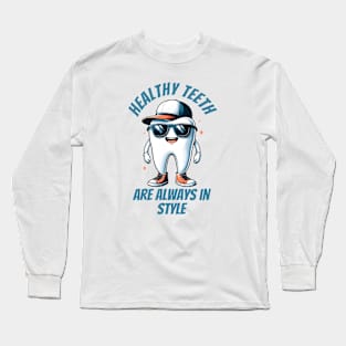 Funny cool dentist quote tooth design Long Sleeve T-Shirt